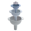4pcs Multifunctional Funnel with Removable Strainer Filter Set- 1831532