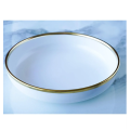 8" Luxury Ceremic Deep Plate