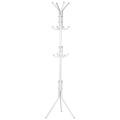 12 Hook Free-Standing Coat Hanger White