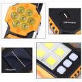 Solar Powered 6COB + 1LED Portable Work Light FA-8029-1-B