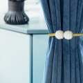 Magnetic Curtain Rope Tieback with Pearl C3-6-45 blue
