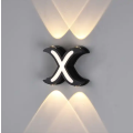 7W X-Shaped Outdoor Waterproof LED Wall Light KQ-B119X
