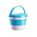 Portable And Foldable Washing Machine Bucket Q-XY86 BLUE