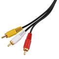 10m Male-Male 3 RCA Cable AV 9RCA-10