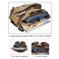Unisex Canvas Multi-Functional Laptop Bag 8691-2 KHAKI