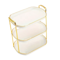 3-Tier Oval Double Handle Tray 1882WD2