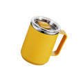 Portable Insulated Traveling Coffee Mug With Lid P-35 YELLOW
