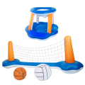 Inflatable Water Volleyball Net with Basketball Floating Hoop HY-156