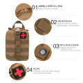 Portable Tactical First Aid Kit Medical Bag for Hiking JB-34 BROWN