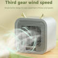 USB-Powered Adjustable Airflow Air Conditioner Fan  BL-405 GREY