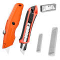 3-Piece 6-Inch Retractable Utility Knife Set SDY-97542