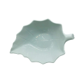 12"  Ceramic Leaf Dish