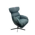 Living Room Leather Designer Luxury Modern Arm Lounge Chair M-228 BLUE