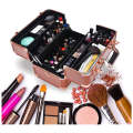 3-Layer Professional Make-up Organizer Case ROSE GOLD