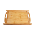 Multifunctional Wooden Serving Tray With  Handles N804240