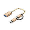 Micro USB and Type C OTG Mini Cable