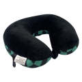 U-Shape Travel Neck Pillow -727010 GREENand black