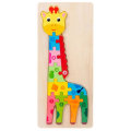 11 Piece Of Giraffe Wooden Educational Toy F47-72-2