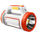 Solar Rechargable LED Flashlight Torch BA-505 Orange