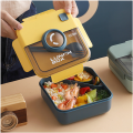 1000ml  Portable Microwaveable Lunch Box ID-94A YELLOW