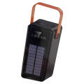 Large Capacity 80 000 mAh Solar LED Light Power Bank YM639CX- BLACK