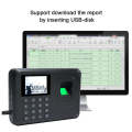 2.4'' LCD Screen DC5V Biometric Fingerprint Attendance Machine Q-A21