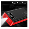 40000mAH Portable Fast Charging LED Screen Display Power Bank Q-CD701 BLACK/RED