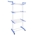 3-Tier Foldable Outdoor And Indoor Clothes Airer Rolling Rack JN-8026