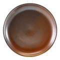 10" Rustic Copper Round Plate