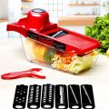All-in-One Multifunctional Food Slicer With Interchangable Blades  F12-8-91