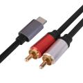 1.5m Type-C To 2 RCA Cable SE-LT20