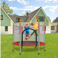 Outdoor Kids Trampoline With Safety Enclosure Net 183574
