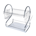 Dish Rack Double Layer - Silver ID-7