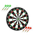 15" Double Sided Hanging Dart Board With 6 Standard Needles WJ-106
