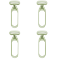 Set Of 4 Manual Hair Shaver For Woman F51-8-1437 Green