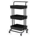 3 Tier Multi-Functional Storage Trolley Cart With Wheels DC-188