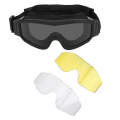 Tactical Goggles with 3 Interchangeable Lens JY-26