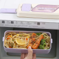 Leakproof 2-Compartments Food Container with Cutlery ID-109 LUNCHBOX PURPLE