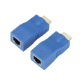 2-Piece HDMI to RJ45 Network Cable Extender XF0177