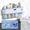 Antibacterial UV Wall-Mounted Toothbrush Slots Cups Storage Holder RA-896