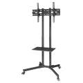 32''-70'' Height-Adjustable Mobile TV trolley with Wheels -8053