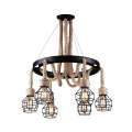 6 Vintage Ceiling Rope Hanging Pendant Light Without  Bulb FS CD33