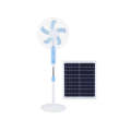 16" 20W Solar Powered Fan With LED Light And USB Port AB-FSD04