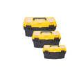 3-in-1 Double Locking Buckle Tool Box With Removable Tray EP-10088