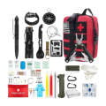 33-in-1 Tactical Camping Accessories Survival First Aid Kit NA-31 RED