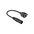 0.3m XLR 3 Pin Male To RJ45 Cable Adapter SE-L18