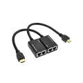 2Pcs HDMI Extender Over Two RJ45 Ethernet Network Cable SE-169