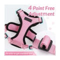Escape Proof Soft Adjustable Vest Harnesses F49-8-1247 SMALL PINK