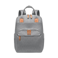 Multifunctional Baby Diaper Backpack MD-41 Light Grey