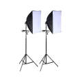 2Pcs Of 70x50cm Photography Softbox Lighting Kit Without Bulb DRSP509